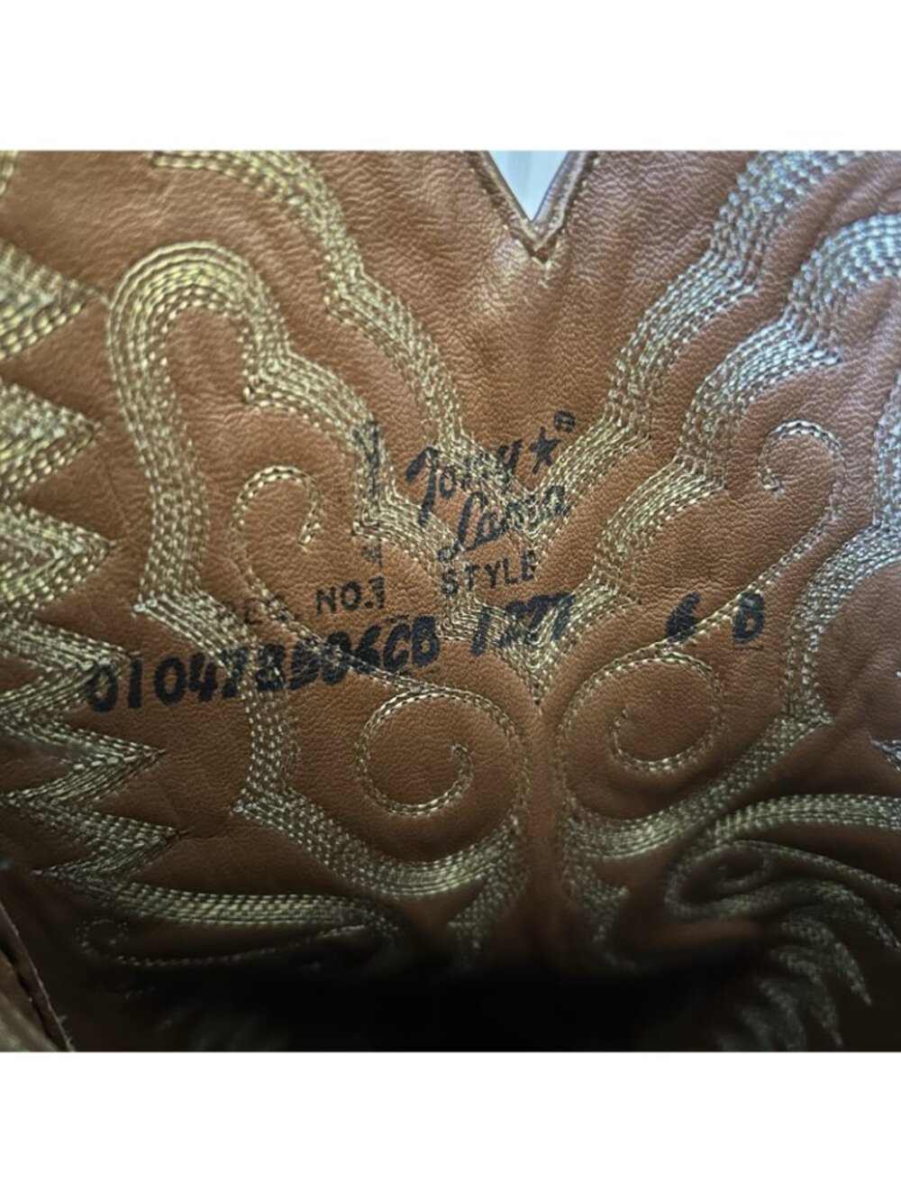 Tony Lama Vintage Ostrich Western Cowboy Boots Womens 6 B - Picture 7 of 12